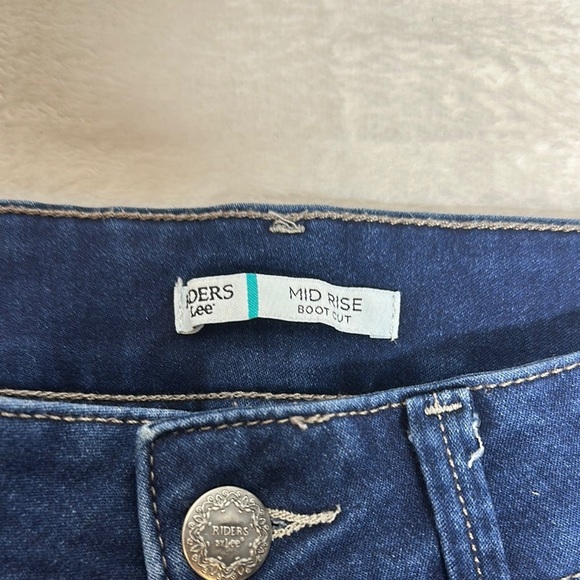 Riders by Lee Blue Boot Cut Jeans Classic Denim - Picture 2 of 11